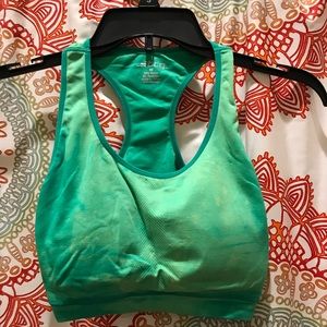 Green Sports Bra